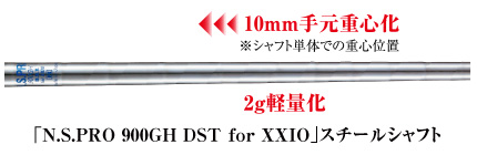 10mm茳dS VtgP̂ł̏dSʒu@2gyʉ uN.S.PRO 900GH DST for XXIOvX`[Vtg