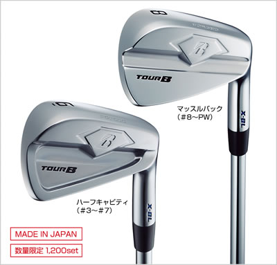 ブリヂストンゴルフ TOURB X-BL アイアン ヘッド画像