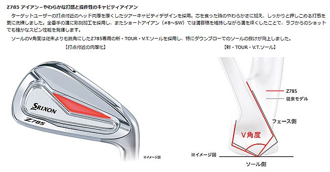 ダンロップ スリクソン Z785 アイアン - ジーワンゴルフ