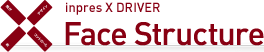 inpresX DRIVER Face Structure